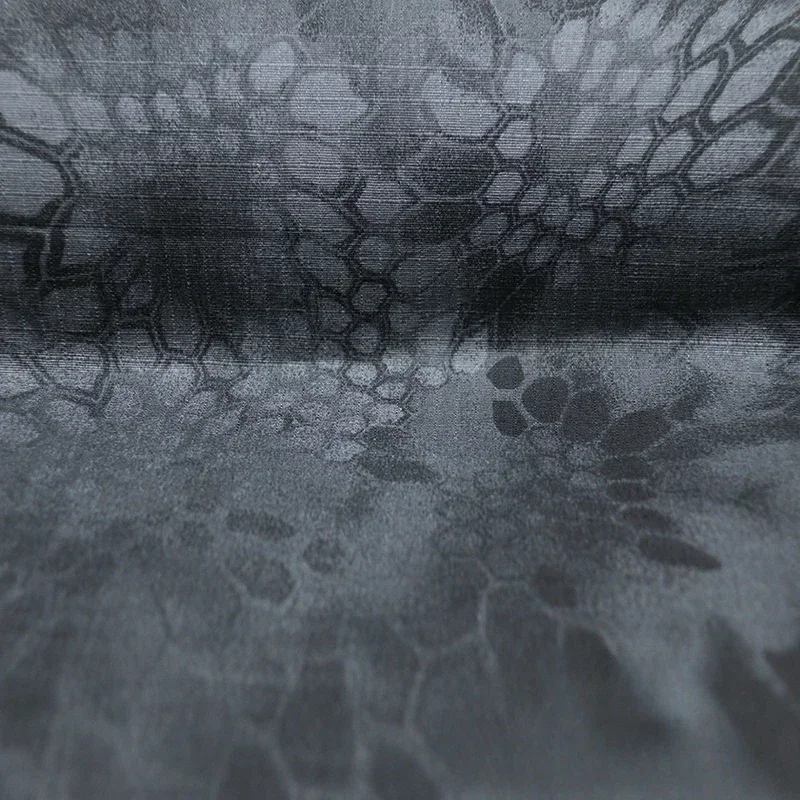 نمط الثعبان الأسود التمويه TC65/35 نسيج القطن والبوليستر تنفس دائم لملابس العمل في الهواء الطلق والبدلات التكتيكية #3