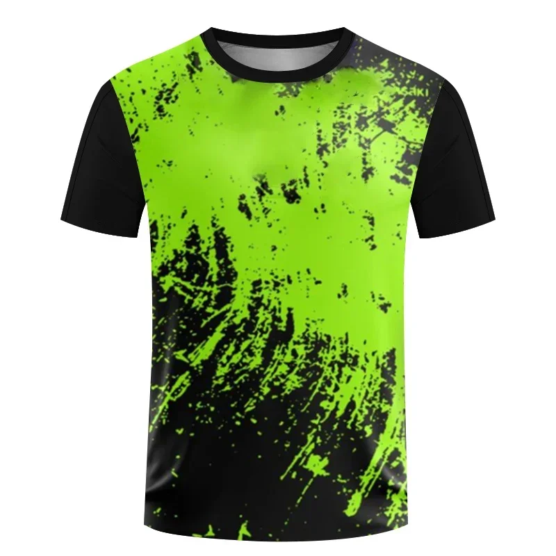 

Quick Drying Table Tennis Wear Men's T-shirts 3D Printed Men's Clothing Breathable Women's Fitness Wear Badminton Training Tops