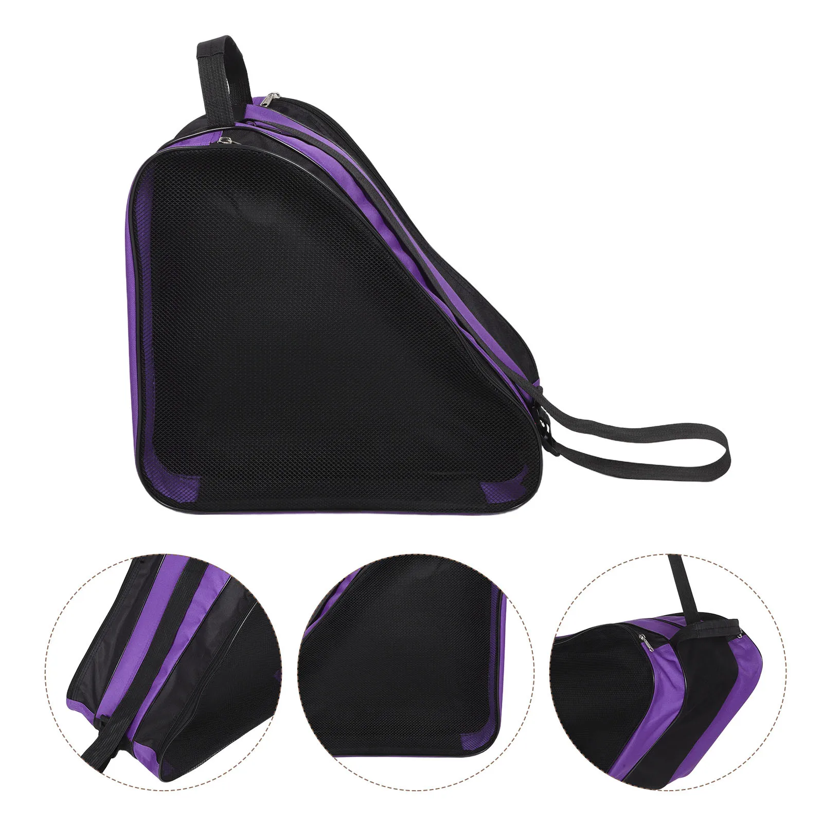 

2Pcs Roller Skate Bag Lightweight Portable Storage Pouch Ergonomic Shoulder Strap Outdoor Skates Organizer Carry Bag