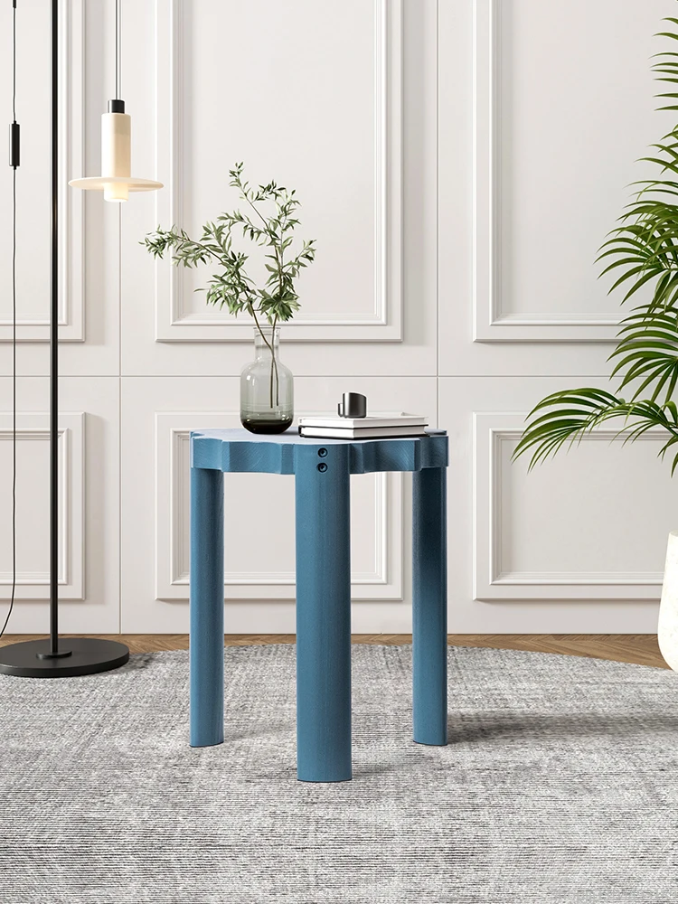 Nordic Stacking Stool - Solid Wood Multi-Use Seat for Dining & Lounge