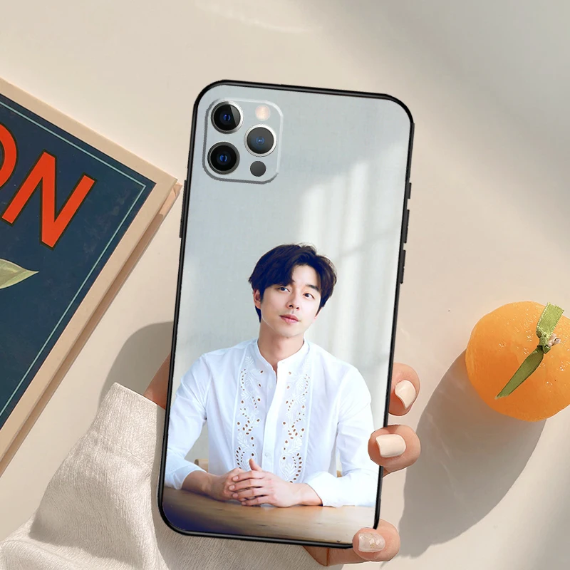 Korean Actor Gong Yoo Cover Case For iPhone 16 15 14 13 12 11 Pro Max XS XR X 12 13 Mini 16 15 Plus Fundas
