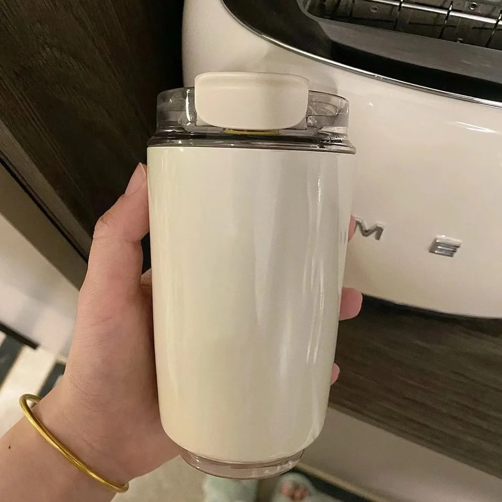 240 مللي بهلوان كوب قارورة عازلة حليبي الأبيض القهوة القدح سيارة معزول زجاجة ماء السفر مكنسة من الفولاذ المقاوم للصدأ قوارير شرب غلاية #6