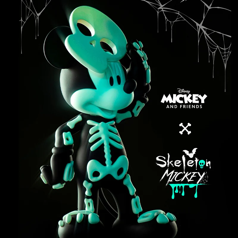 

Disney Halloween Mickey Statue Model Ghost Series Skeleton Mask Mickey Sculpture Figure Home Decor Statue Ornament Festival Gift