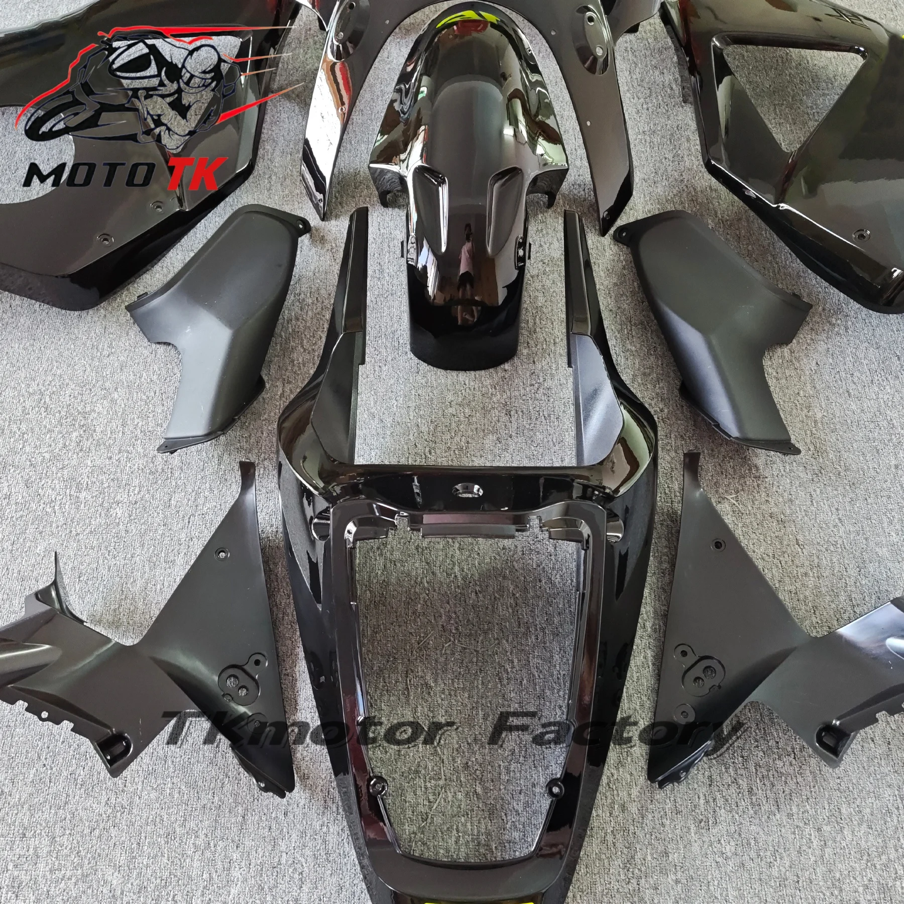 

Motorcycle Fairing Kit For HONDA CBR900RR CBR954RR 2002 2003 CBR900 RR CBR 954 RR 02 03 Hot Glossy Black Fairings Bodywork Set