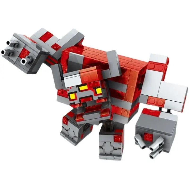 542pcs My world The Redstone Battle Building Blocks Model Fit 21163 Monster Iron Puppet Mecha Toys for Children Christmas Gift