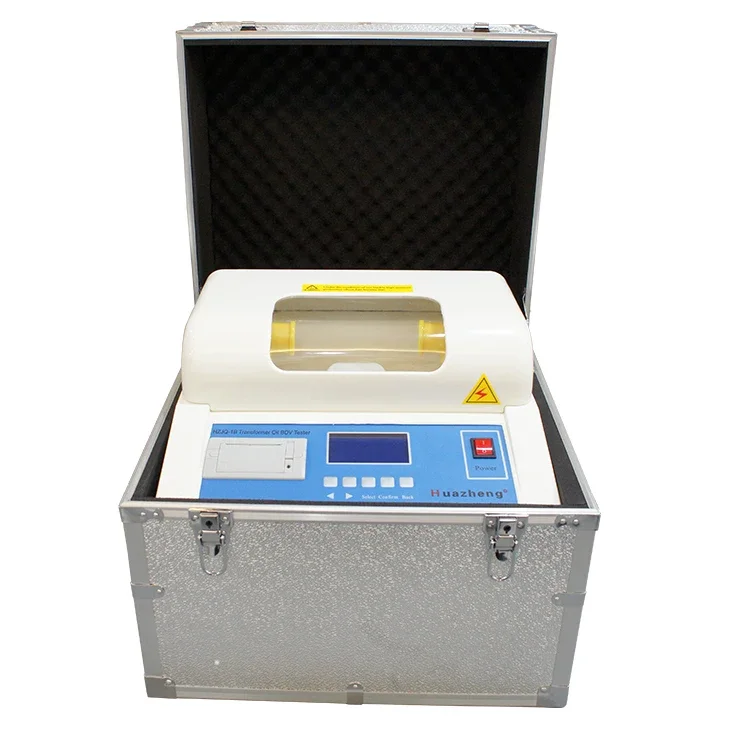 

Electric IEC 156 hzjq-1b portable transformer oil 100kv dielectric test equipment