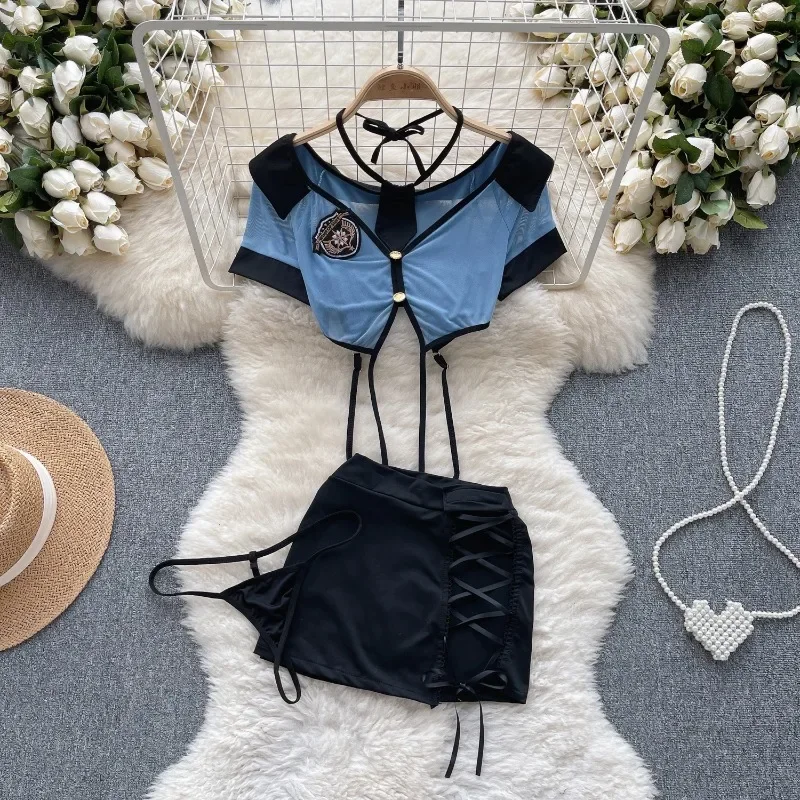 

Sexy Uniform Lingerie Set Women's Underwear Sexy Lingerie Outfit Bra Sexy Set Lingerie Exotic Play Uniform Underwear Set