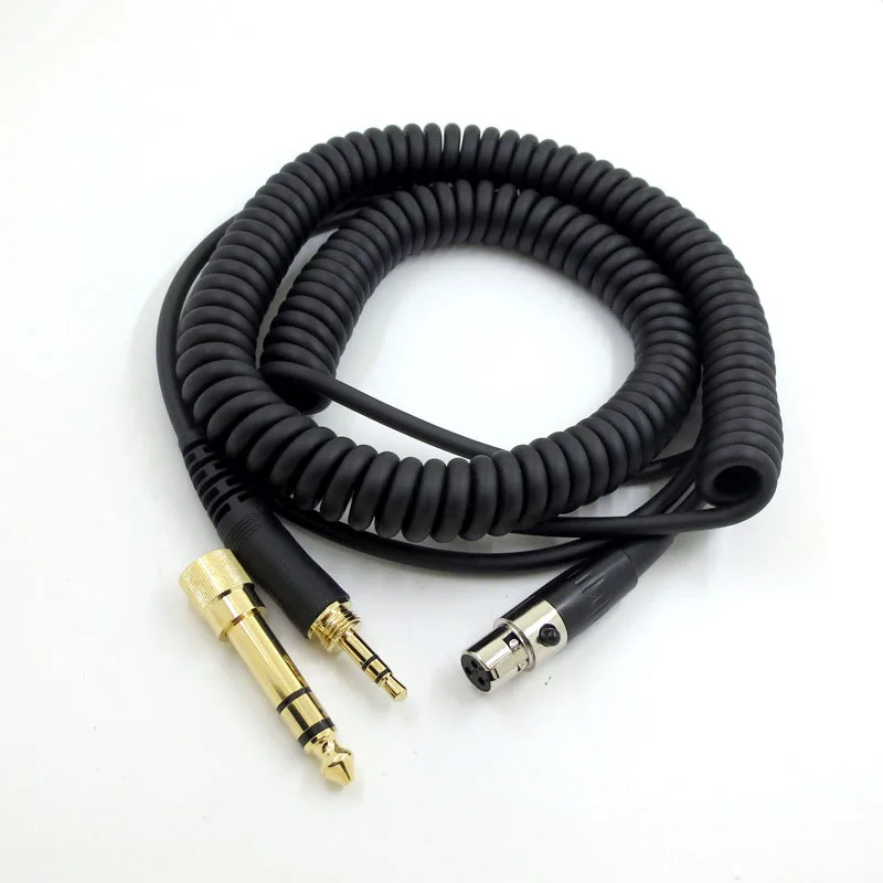 3.5mm Male to 3PIN XLR Female Headphone Audio Cable for AKG Q701 Q702 712 K240 DT700 DT900 6.35 Plug Spring Headphone Cable