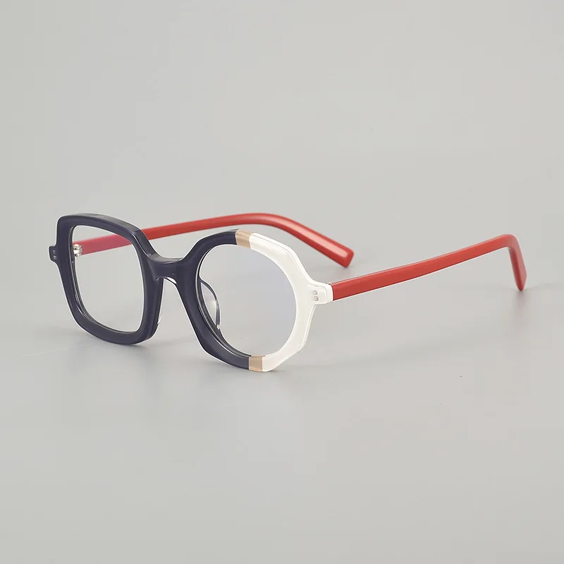 

Fashion Asymmetric Acetate Eyeglasses Women Myopia Personality Reading Custom Glasses Frames Men Optical Prescription Eyewear