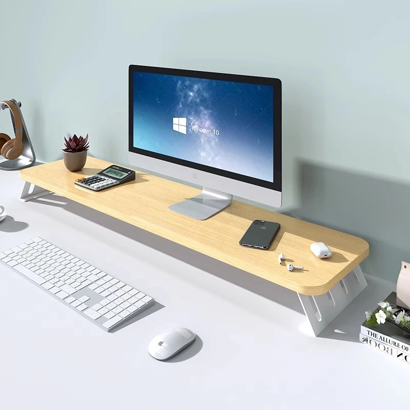 Computer Monitor Stand Desk Riser Desktop Storage Shelf Screen Organizer for Office Desk Home Workstation Space Saving