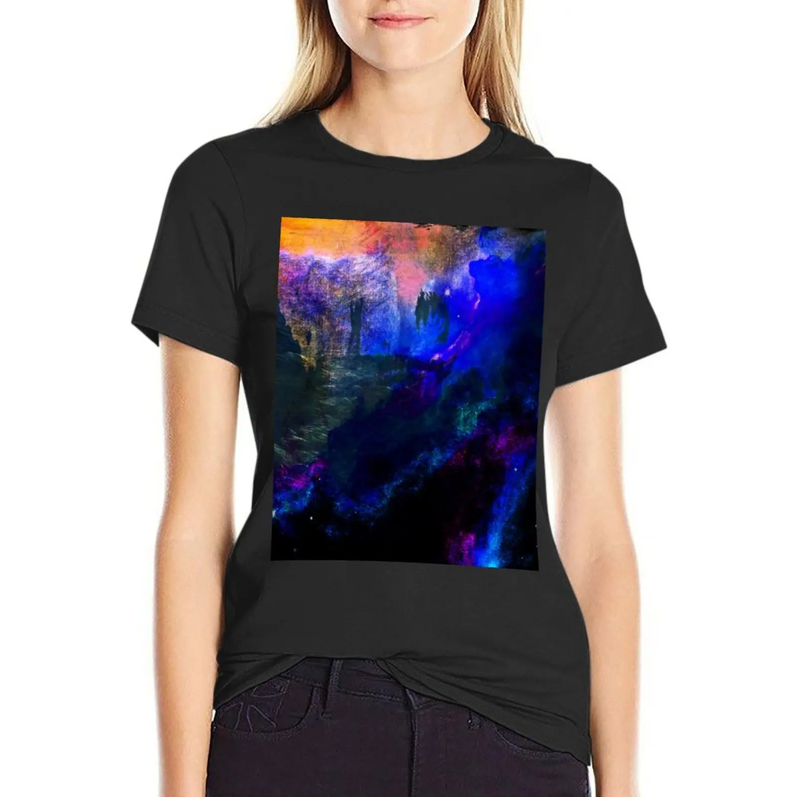 

Climbing Up The Walls T-Shirt lady clothes vintage Aesthetic clothing Summer Women's clothing