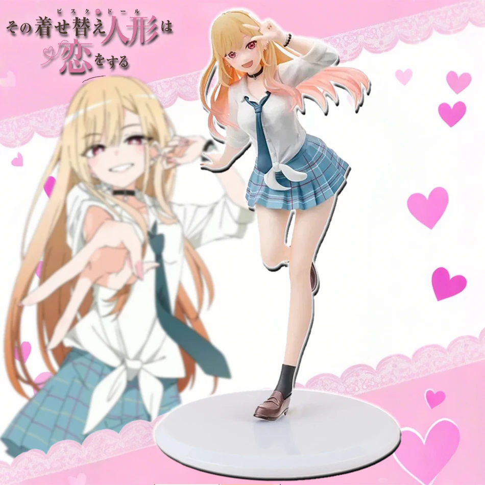 Figura de Anime My Dress Up Darling, Kitagawa Marin, Devil Liz, Uniforme Escolar, Modelo Coleccionable de PVC, Decoración para el Hogar y Escritorio