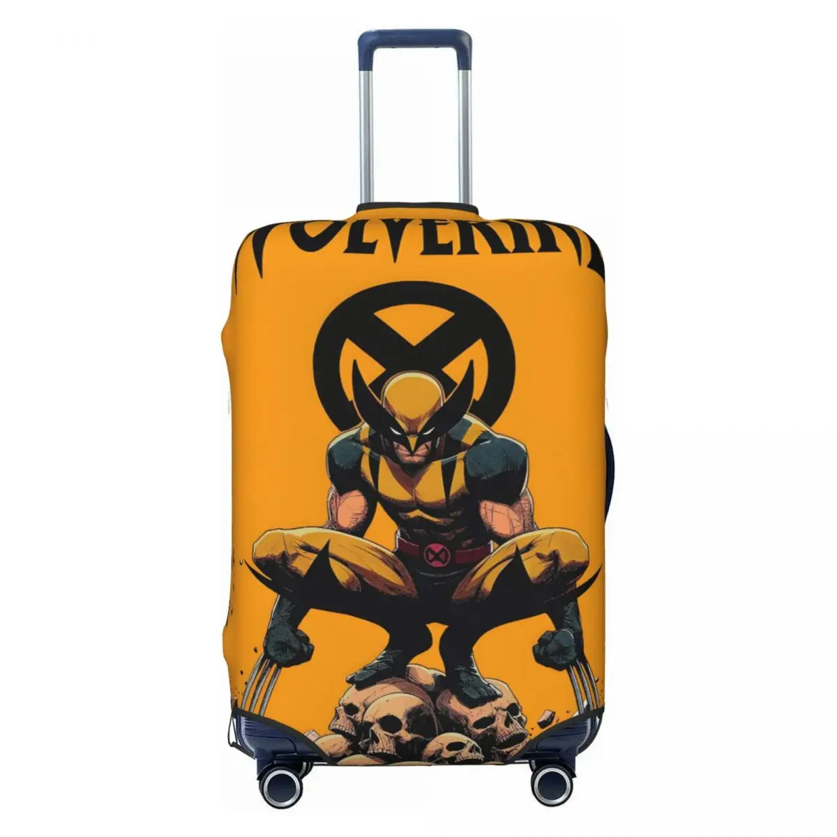 

Custom Wolverine Anime Cartoon Luggage Cover Protector Funny Cool Superhero Travel Suitcase Protective Cover for 18-32 Inch