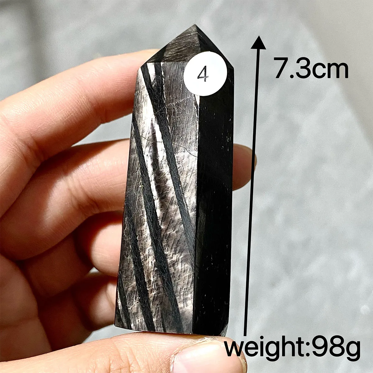High Quality Natural Hypersthene Crystal Tower Home Decor Reiki Energy Healing Crystal Gem Gift