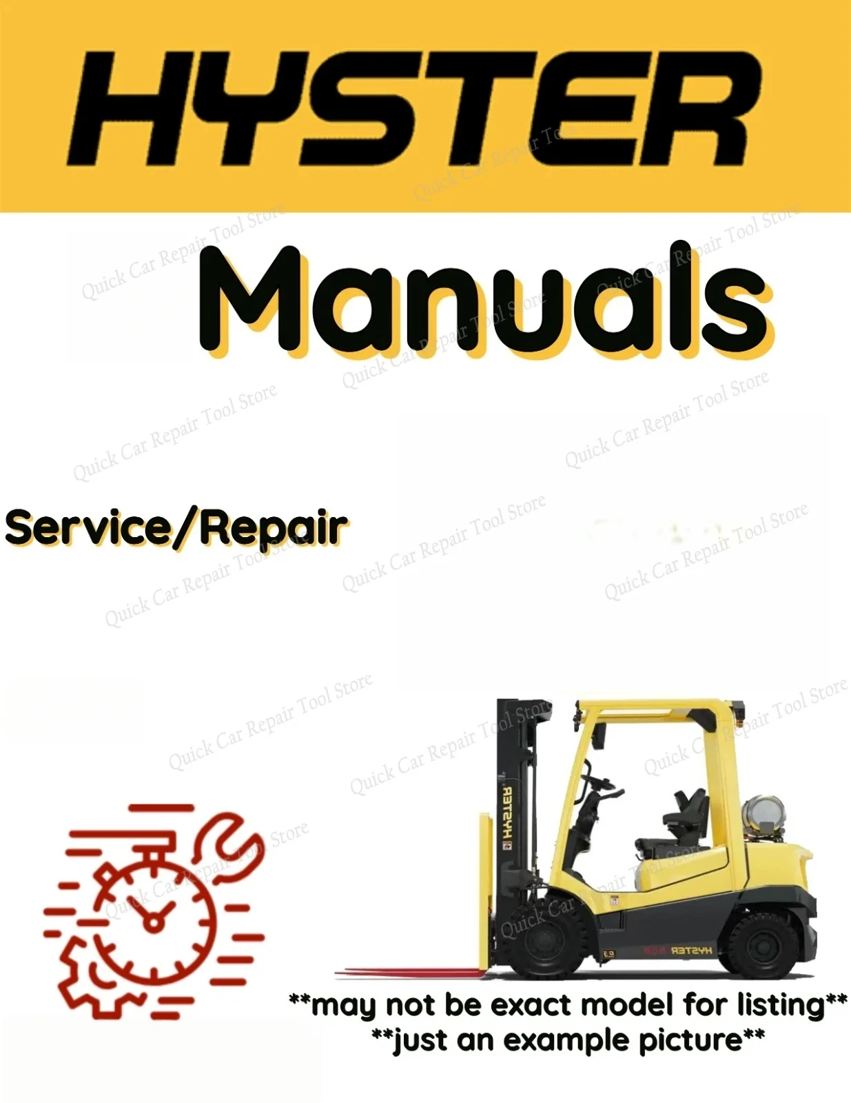 New Hyster Repair Manuals PDF 2025 FULL SET