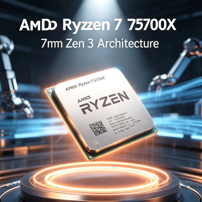 Ryzen 7 5700X Processor For DIY Gaming PC 8-Core 16-Thread 7NM DDR4 Socket AM4 Desktop CPU Without Cooler