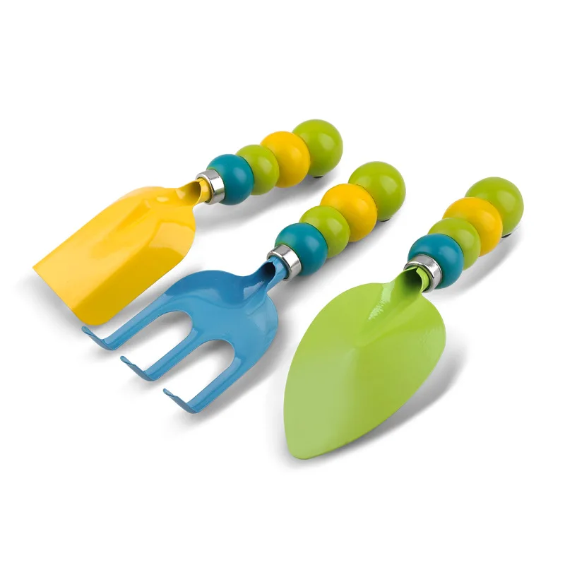 Mini kit d'outils de jardin pour enfants, pelle design, râteau, jouet de plage, bord de mer d'été, vecdu sable, cadeau d'anniversaire pour enfants, 1 ensemble