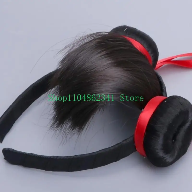 5asd Cosplay Ne Zha Hairbands for Photo Studio Halloween Eye-catching Props for Easter Adorkable Party Daily Wear Headpiece