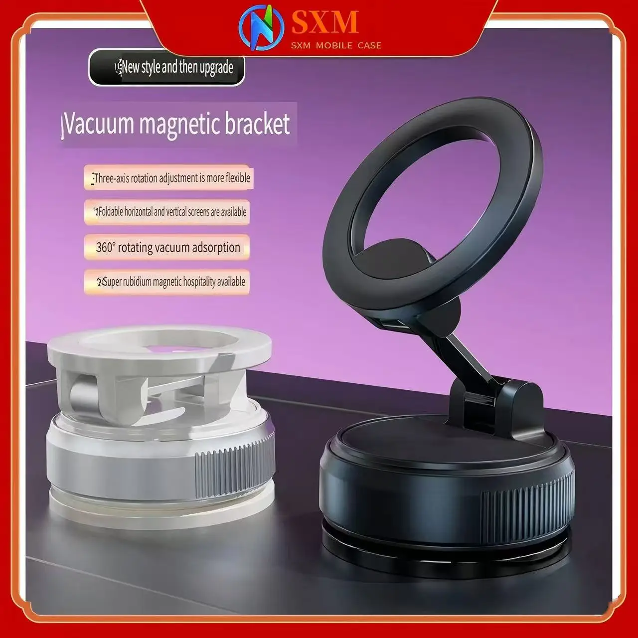 

Автомобильная магнитная сильная магнитная навигация на присоске может вращаться держателя мобильного телефона