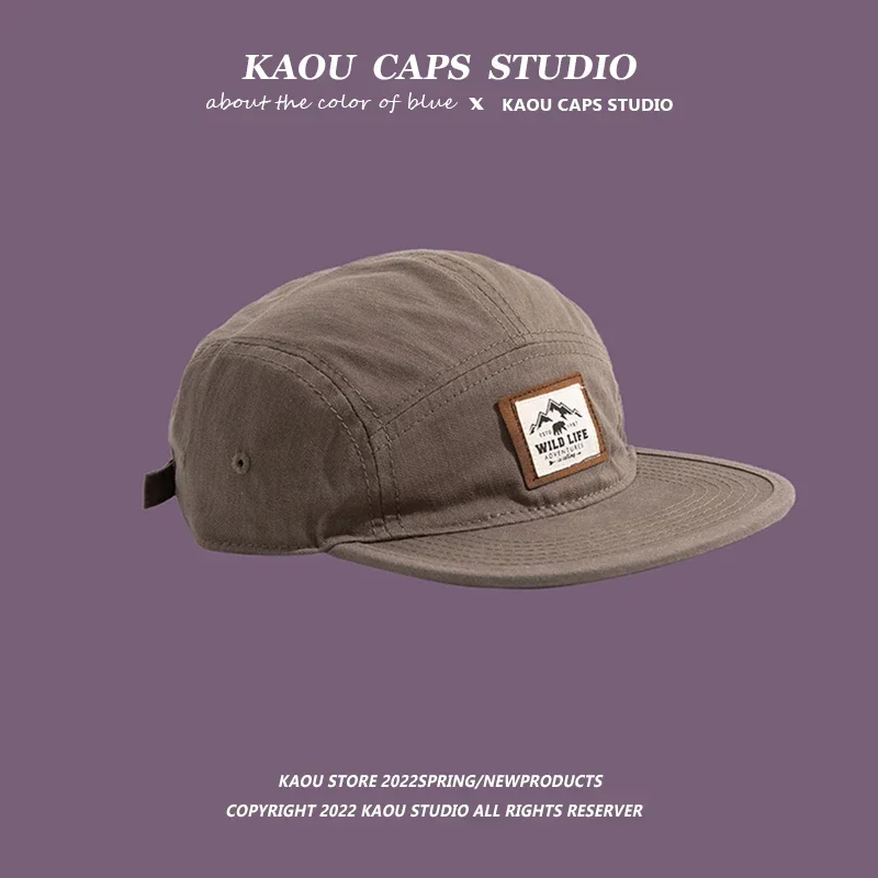 رائجة البيع ريترو الهيب هوب قبعة بيسبول حافة مسطحة للجنسين زوجين قبعة الكورية الشارع الموضة العصرية كل مباراة الرجال النساء عادية