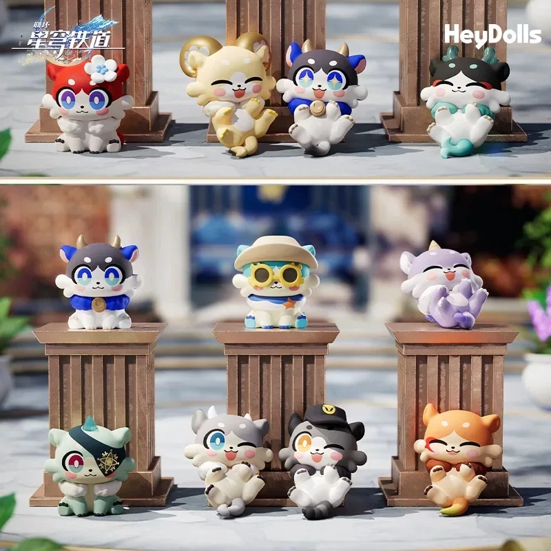 Genuine Star Rail Awow Awoo Chimera Series Mini Blind Box Collectible Dolls Kawaii Mini Surprise Bags Gift For Friends