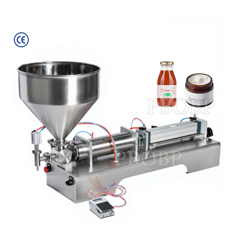 5-5000ml Paste Liquid Filling Machine Cream Shampoo Pneumatic Piston Filler Cosmetic Toothpaste Oil Honey Pack Filling Machine