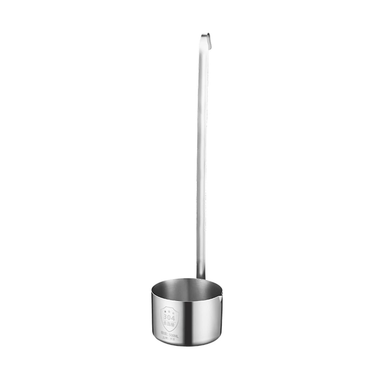 Cuchara de Acero Inoxidable para Servir Cerveza, Salsas y Aceite, con Gancho, Herramienta de Bar