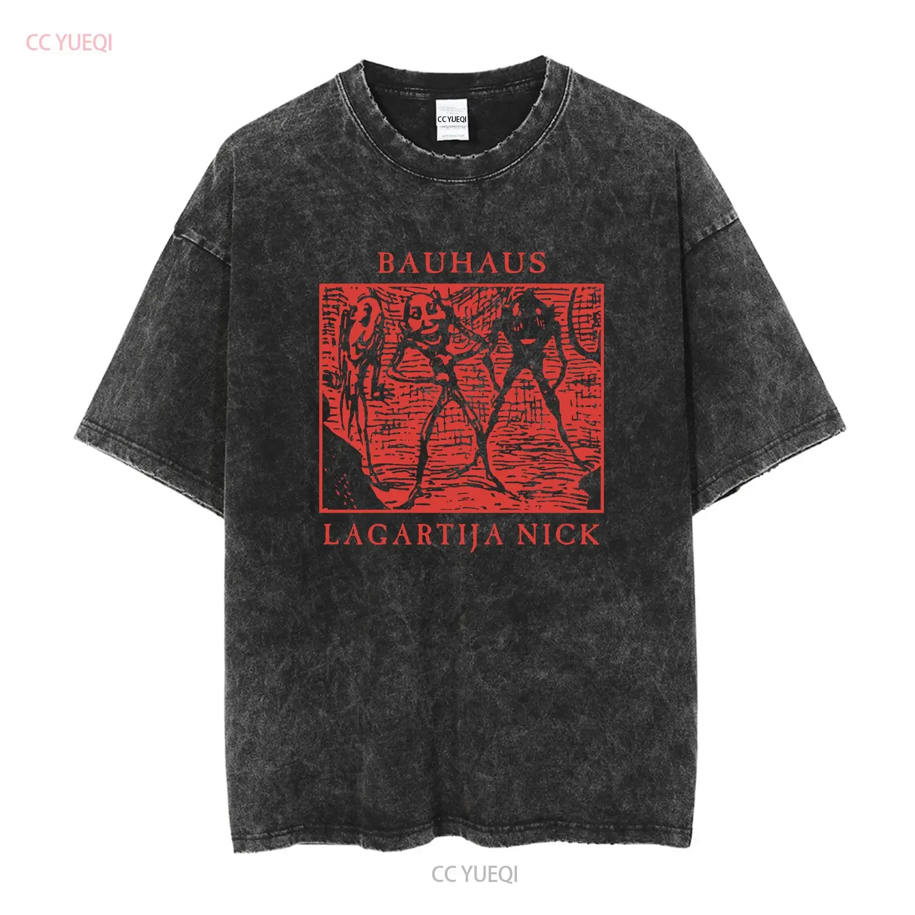 Vintage 80s Bauhaus Lagartija Nick T Shirt L Peter Murphy Joy Division Goth Rock vintage Washed designer clothes Slightly - view 2