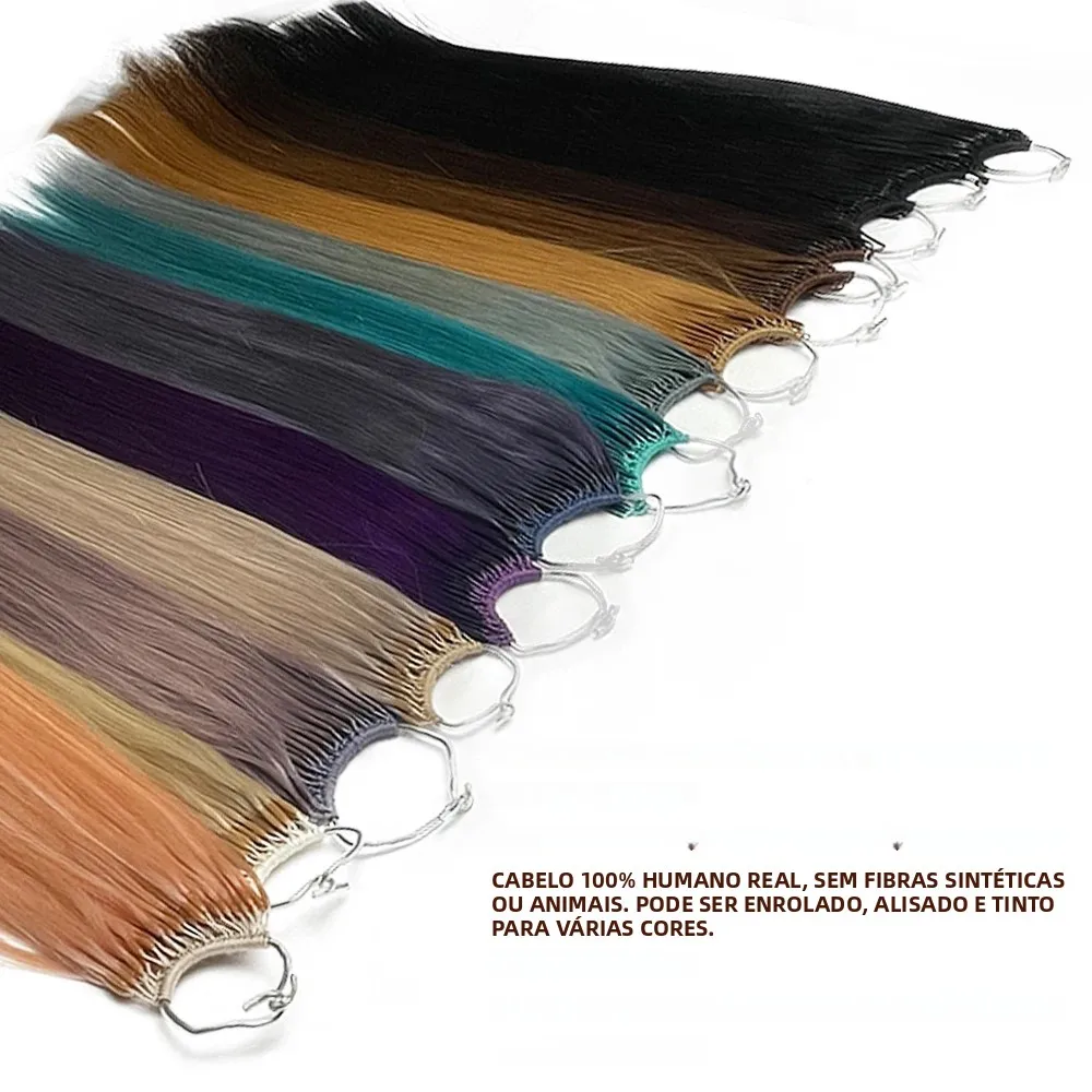 diyomo-korean-100-pure-cotton-real-hair-double-brush-feather-silk-remy-50g-natural-color-double-head-for-hair-extensions