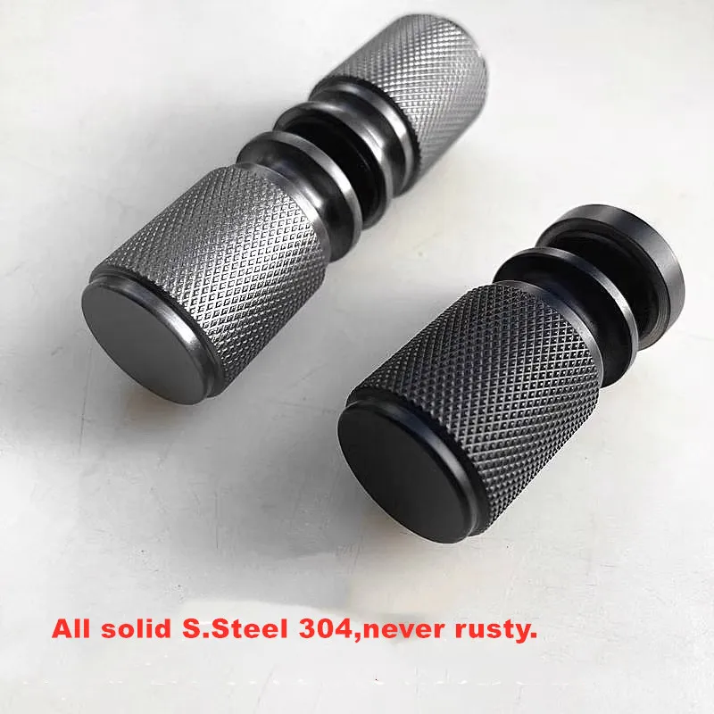 Solid 304 Stainless Steel Single Hole Shower Room Handle Small Bathroom Glass Door Or Cabinet Door Pull (SJ-5301S)