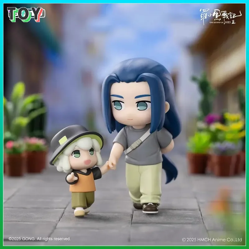 

В наличии Legend Of Hei 2, серия Daily Life, мультяшная аниме-фигурка, Коллекционная глухая коробка, загадочный декор для рабочего стола, экшн-фигурка, игрушка