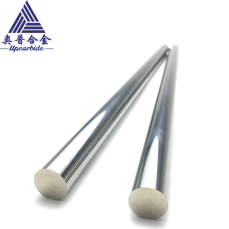 KUP209 94Hra 91%WC h6 Polished Tungsten Cemented Carbide Alloy Rod Dia 5mm*310mm for CNC Machine Fine Grinding Round Bar