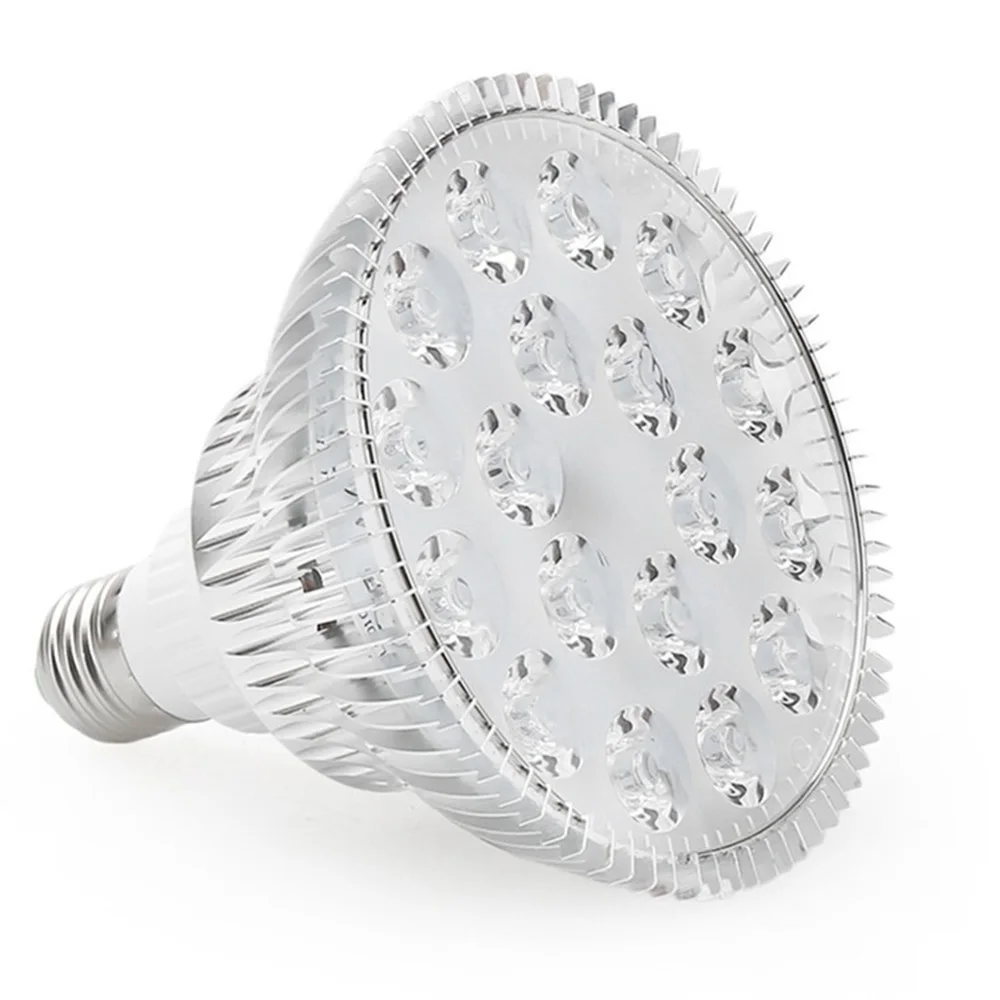 E27 LED Plant Grow Light 54W Par38 Full Spectrum Phyto Grow Box for  Flower Seed Growth Hydroponics Veg Growing