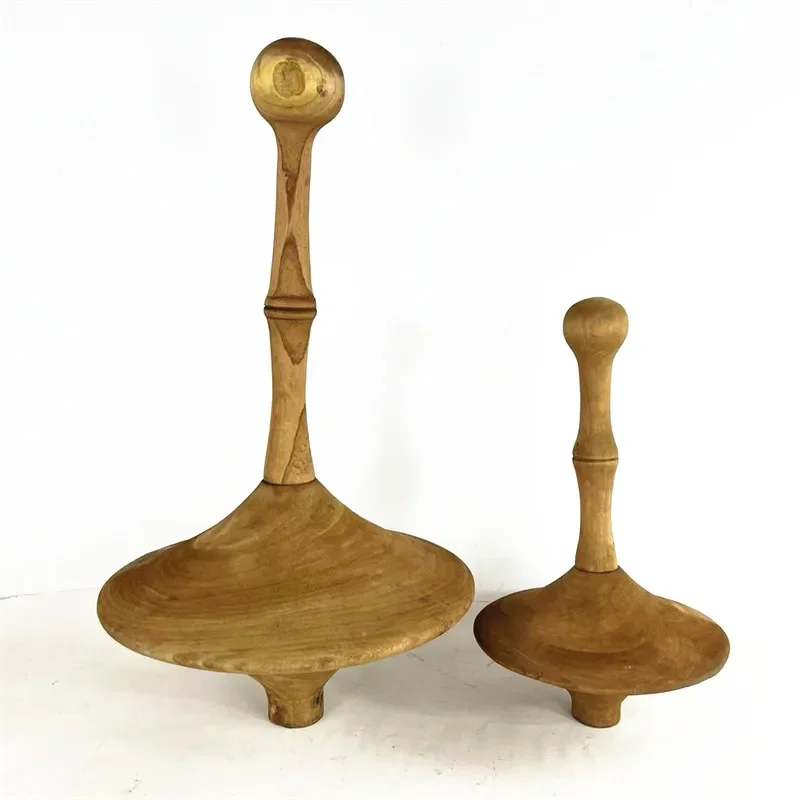 Creative Solid Wood Sculpture Decorative Art Home Villa Model Room Sales Office Gyro Ornament Manufacturer Direct Sale