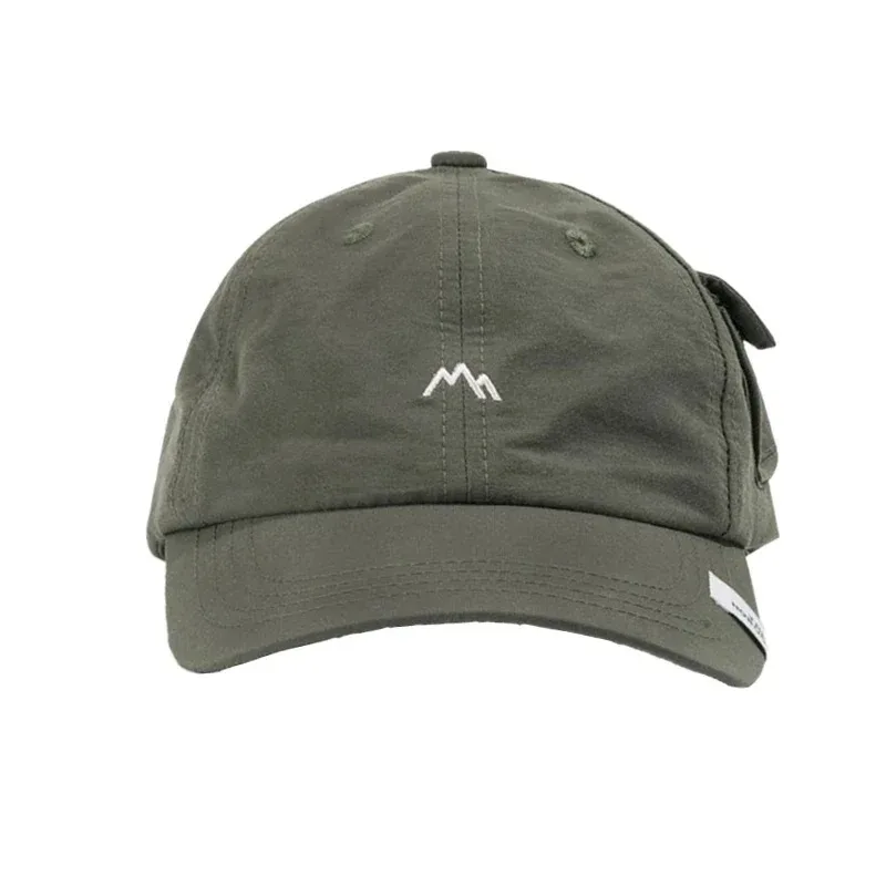 European American Street Personality Design Side Pocket Hip-hop Quick-drying Thin Soft Top Baseball Cap Men Women Niche Cap