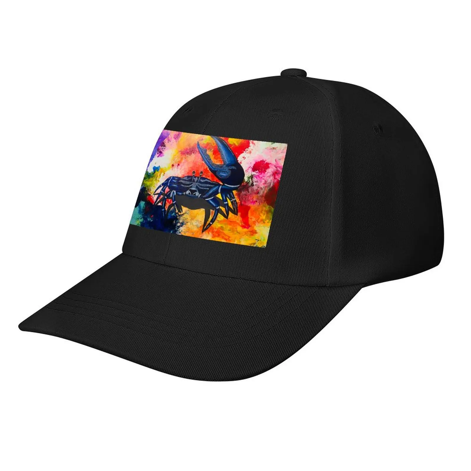 

Crab of Color Baseball Cap birthday New In The Hat sun caps Kids Hat Boy Women's