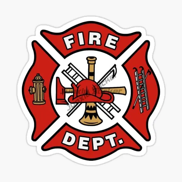 

Firefighter Honor Badge Sticker for Car SUV Laptop Book Fridge Guitar Moto Bumper Car Accessories Vinyl Self-adhesive Decals