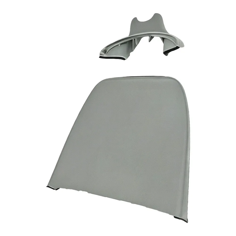 For Interior Restoration Gray Rearview Mirror Base Cover ABS Plastic Housing Exact Fit Mounting Direct Replacement Part