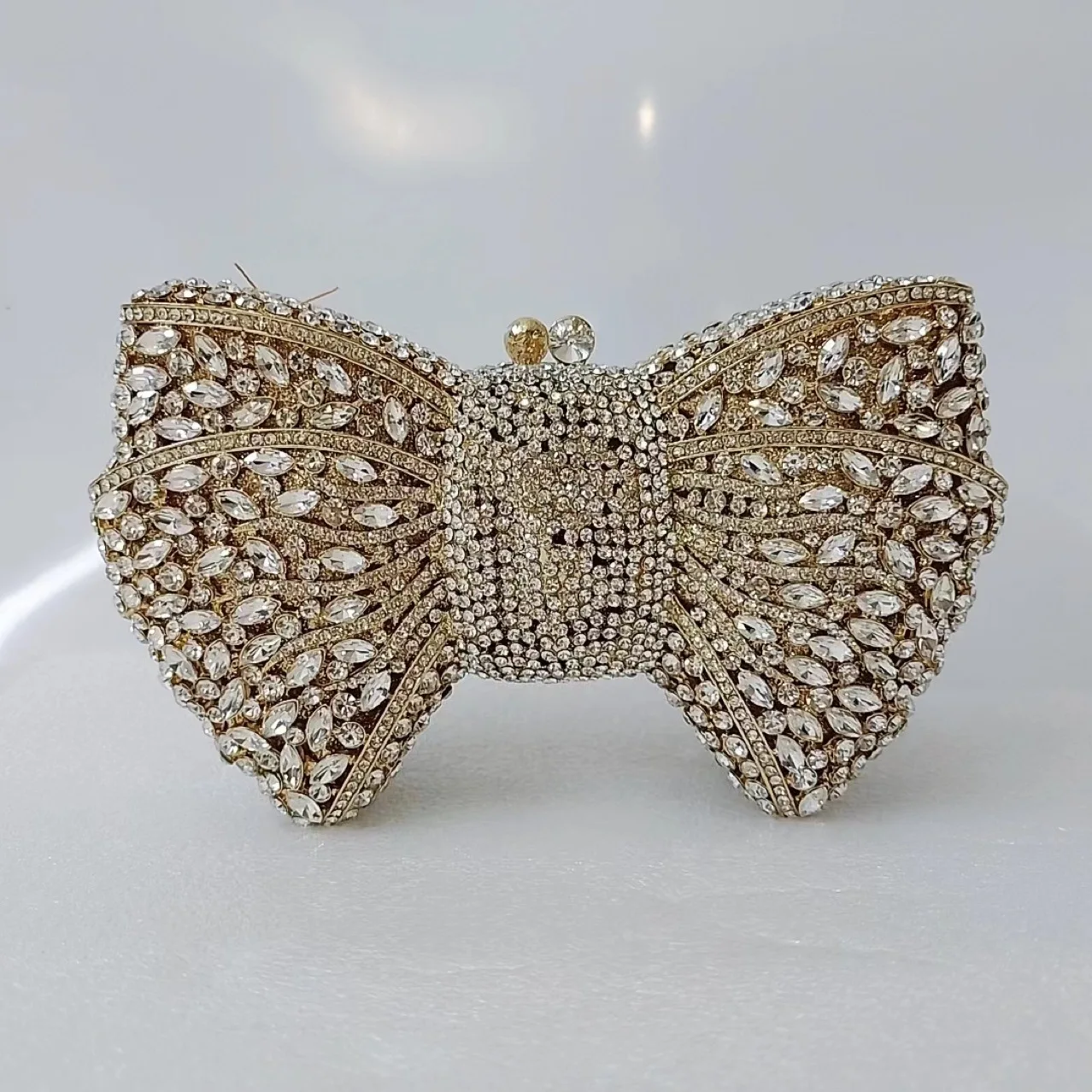 Sparkling Party Bags Luxury Banquet Wedding Engagement Full Diamond Crystal Bag Girl Birthday Photo Clutch Bag Rhinestone Purse