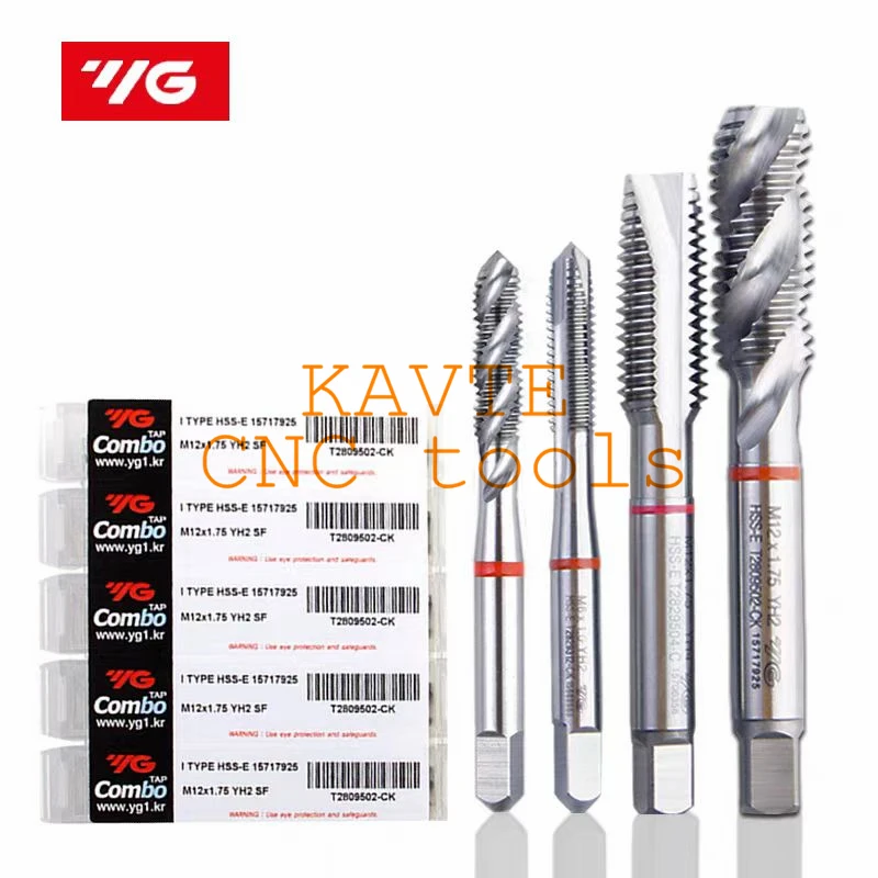 100%純正韓国製YG-1 HSS-E T2809スパイラルタップM1.6 M2 M2.2 M2.5 M3 M3.5 M4 M5 M6 M8 M10 M12 M14 M16 M18 M20 M22 M24 M27 M30