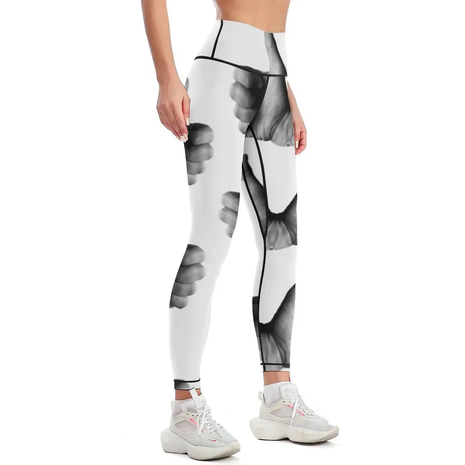 Thumbs up Specular Leggings for girls Women sportwear gym wear workout clothes for Womens Leggings