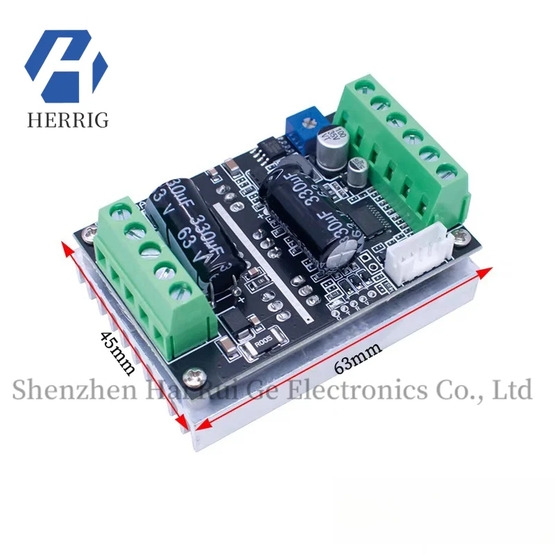 

BLDC-500W 6- 60V20A Sensor Brushless with Hall Motor Control PWM Three-Phase Motor Drive Module