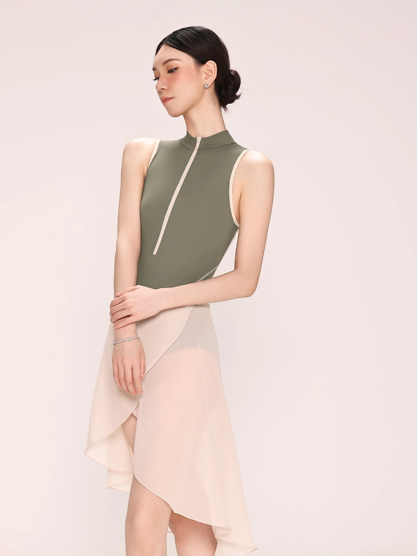 

Женский балетный костюм для взрослых по индивидуальному заказу, костюм для гимнастики, костюм для йоги, боди с круглым вырезом и открытой спиной, боди