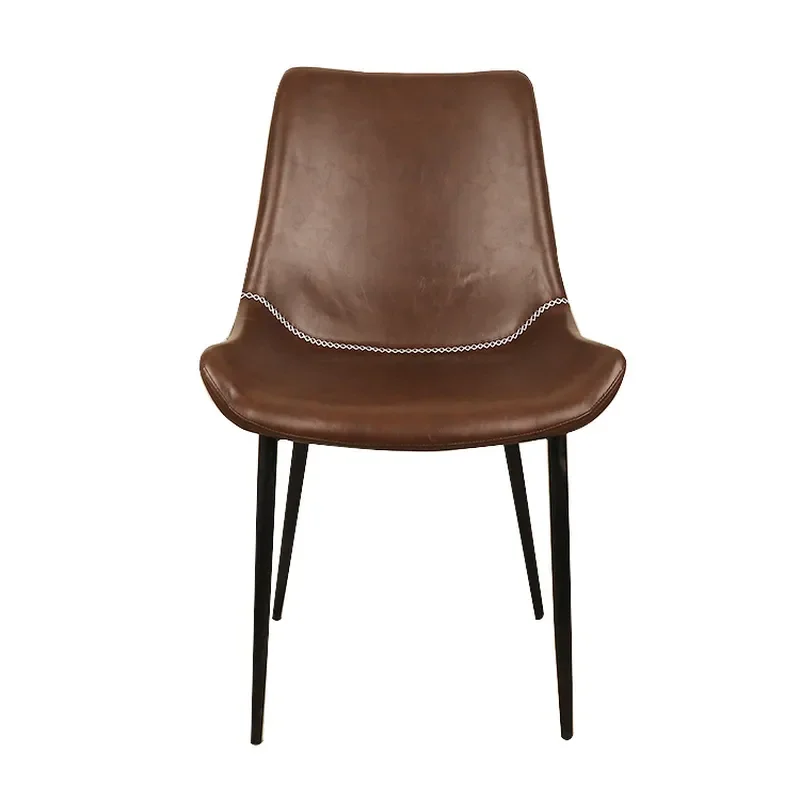 Nordic Modern Dining Chair Scratch Resistant Upholstered Backrest Seat for Home Office Restaurant Light Luxury Furniture