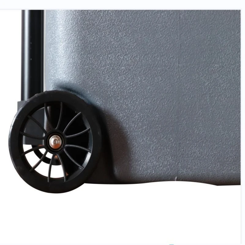 18L Insulated Box With Wheels Car Fresh Box With Trolley Cooler Box Portable Ice Bucket Outdoor Plastic Refrigerator New