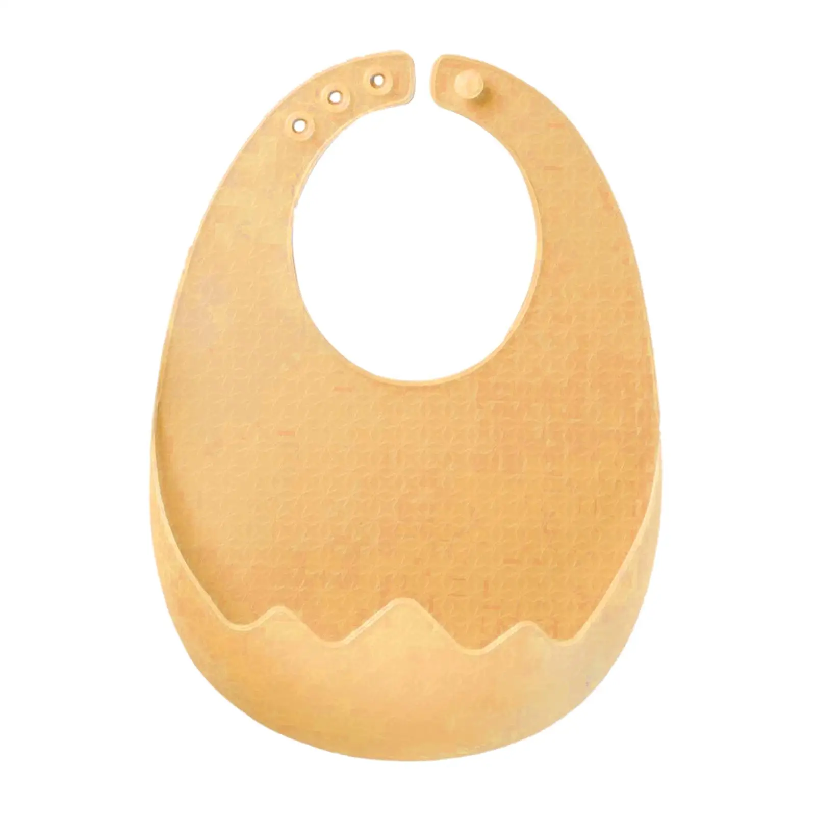 مريلة أطفال من السيليكون خفيفة الوزن وأكمام طويلة ومقاومة للماء مع جيب لوقت تناول الطعام للأطفال #2