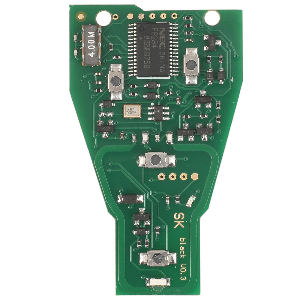 Jingyuqin NEC con placa de circuito de Chip FSK 315/433MHZ carcasa de cubierta de mando a distancia inteligente para Mercedes Benz B C E ML S CLK CL
