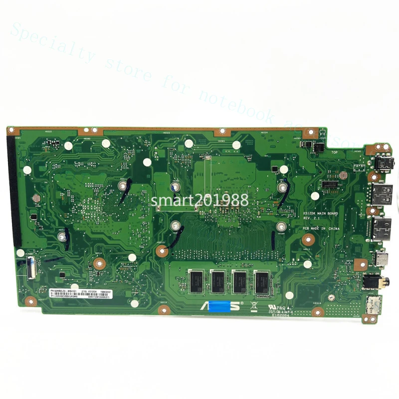 A+ For ASUS VIVOBOOK 15 X512DA X512DK Motherboard RYZEN 7 3700U 4GB 60NB0LZ0-MB1610