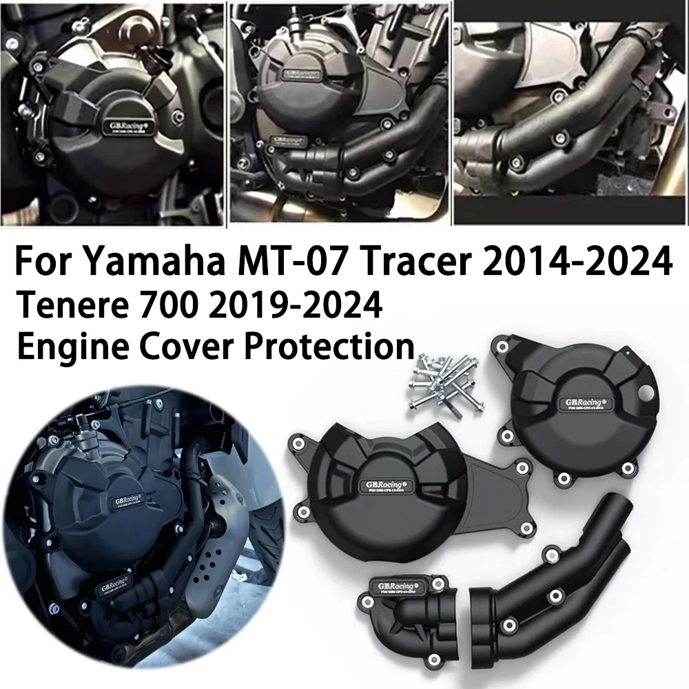 

Для Yamaha MT-07 Tracer 2014-2024 Tenere 700 2019-2024 Защита крышки двигателя