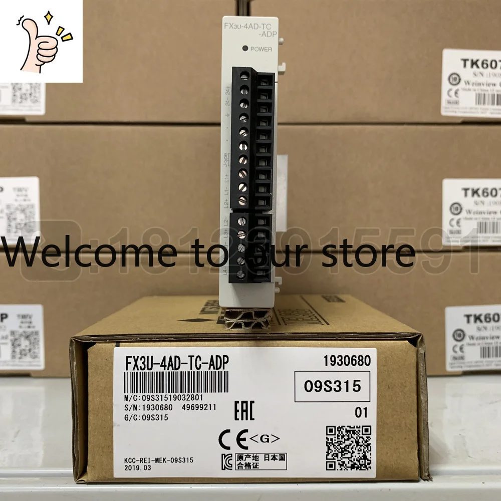 2026 FX3 Temperature Module FX3U-4AD-TC-ADP 4-way Thermocouple Suitable For FX3U/3GA/3SA